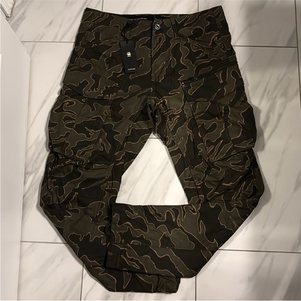 Men’s G-Star Raw Camouflage Rovic Zip Regular Tapered Cargo Pants